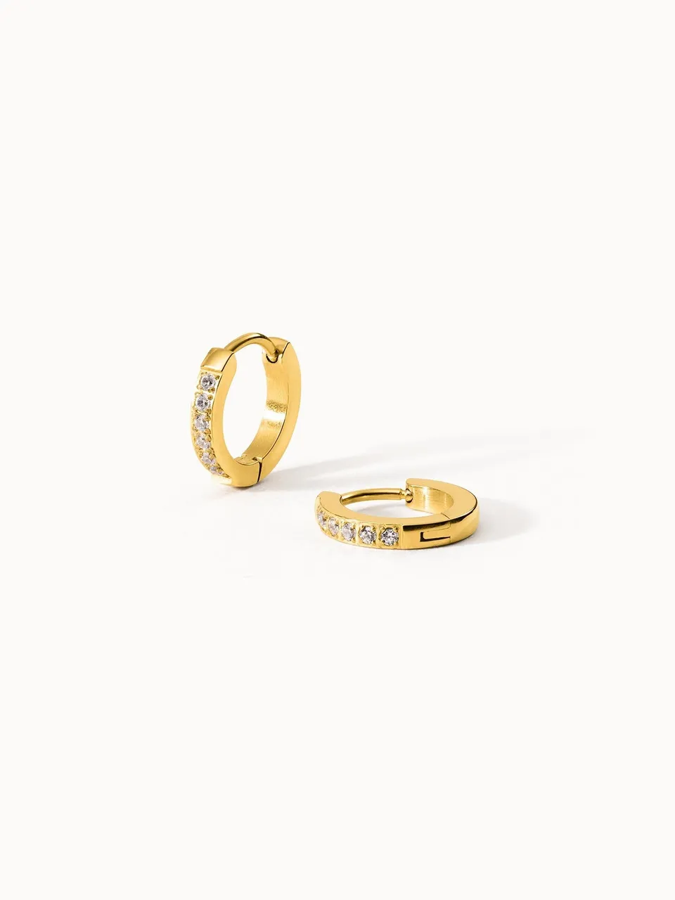 purelei-kaimana-ohrringe-creolen-13-mm-mit-wei-en-zirkonia image 1