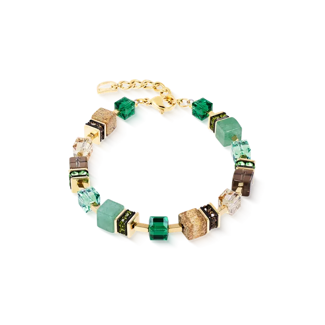 coeur-de-lion-geocube-precious-statement-armband-emerald-garden image 1