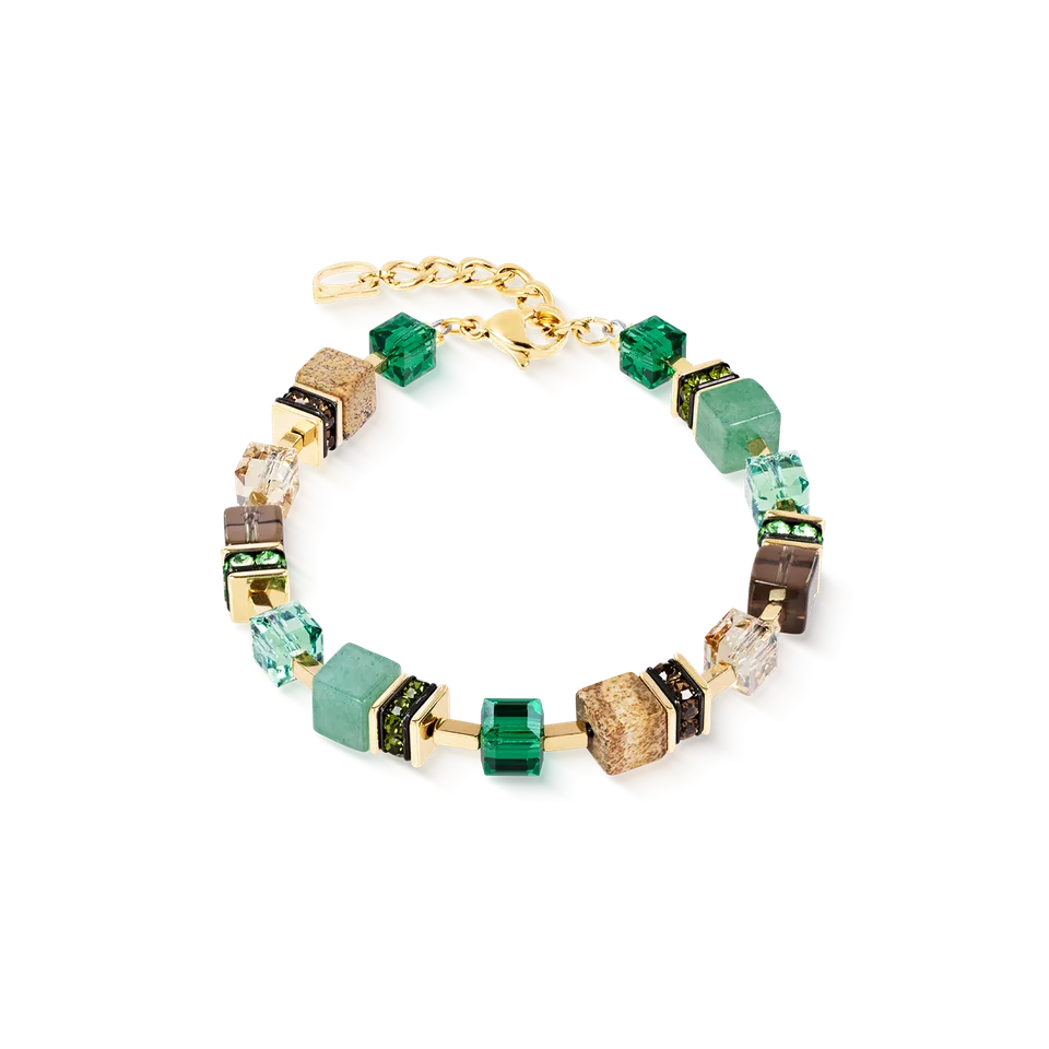 coeur-de-lion-geocube-precious-statement-armband-emerald-garden image 1