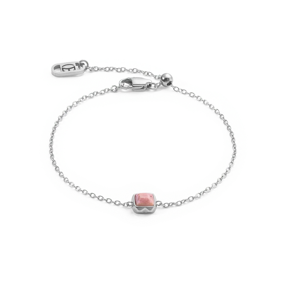 coeur-de-lion-birthstone-juli-armband-rhodochrosit-silber image 1