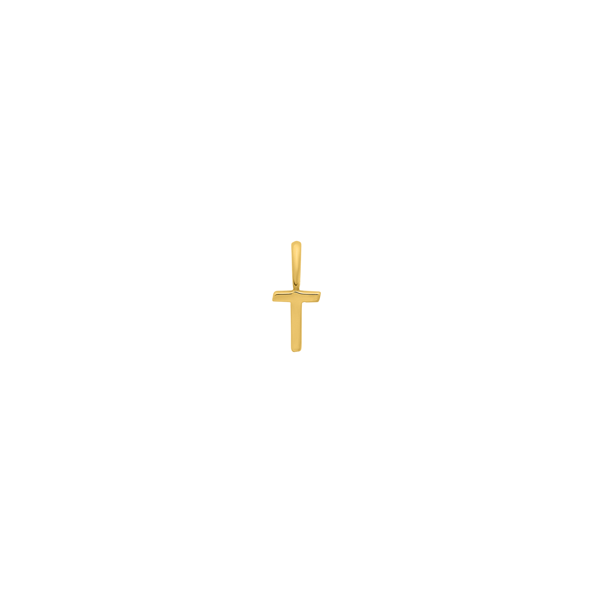 xenox-fine-t-letter-anh-nger-585-gelbgold-initial-anh-nger image 1