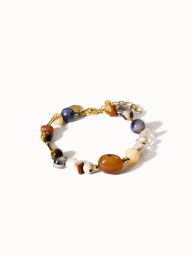 purelei-hawaiian-sunset-armband-edelstein-perlenarmband-mit-achat-sodalith-s-was image 1
