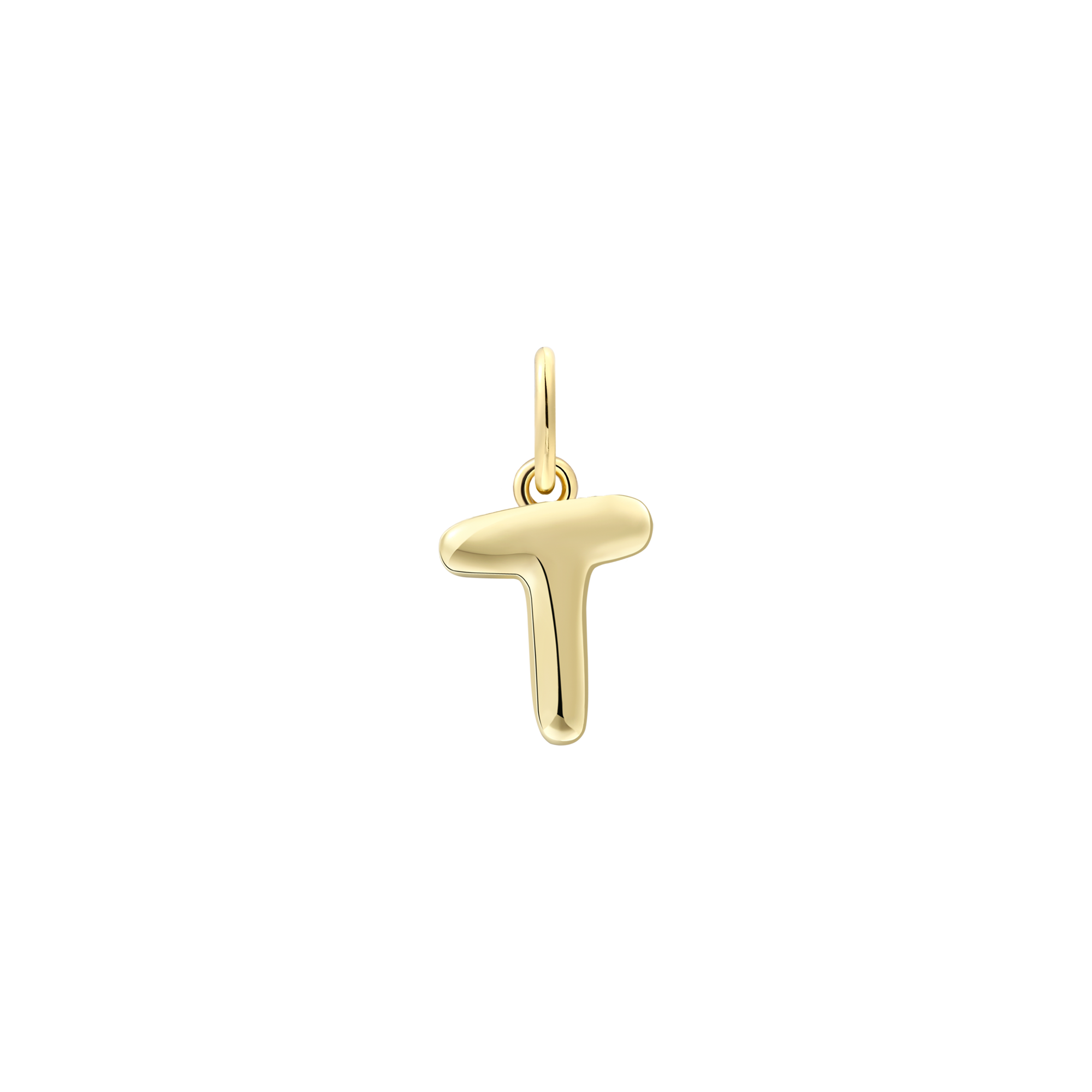 xenox-t-letter-bold-charm-925-sterlingsilber-18k-vergoldet-buchstabe-t image 1