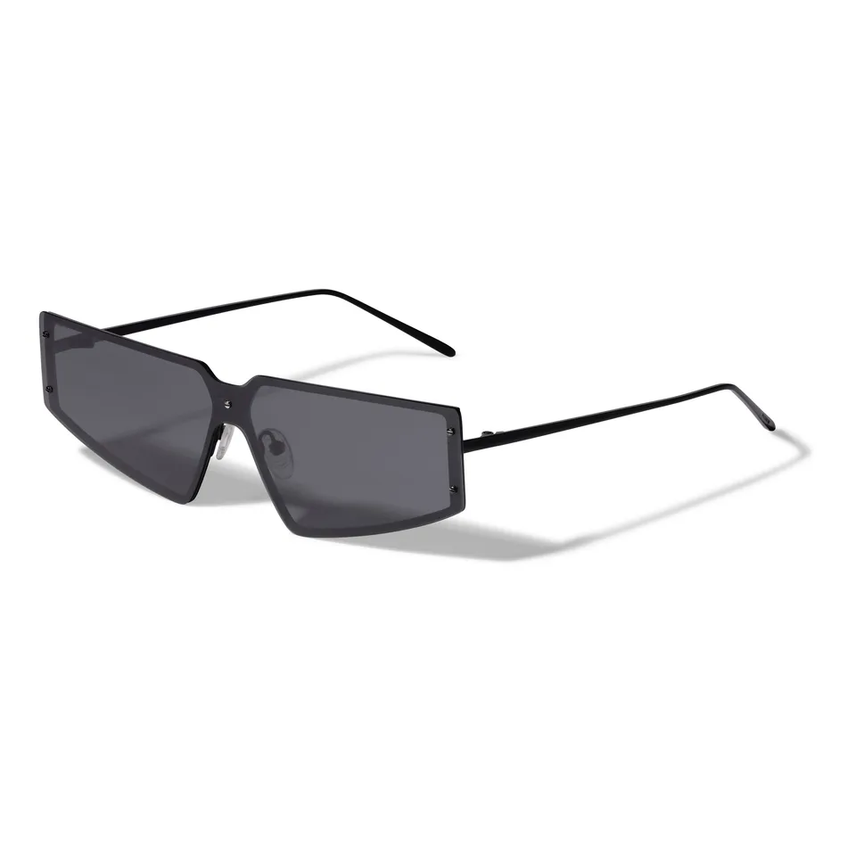 pilgrim-alexia-sonnenbrille-schwarz-slim-metallgestell-mit-dunklen-gl-sern image 1