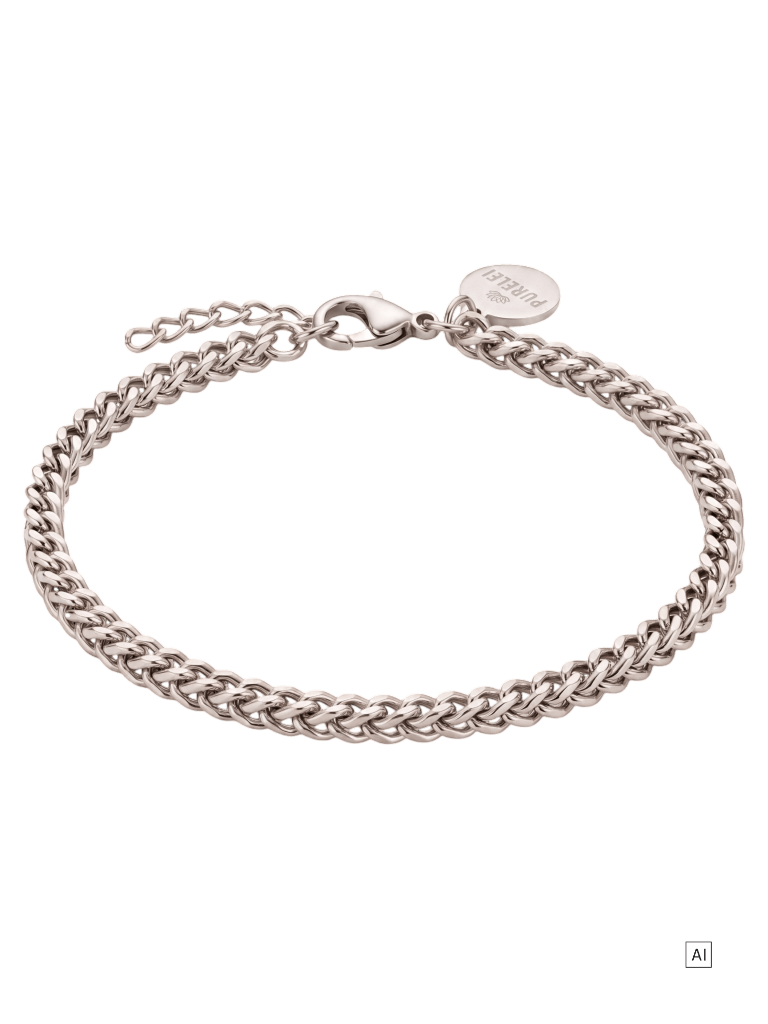 purelei-chevron-armband-verstellbares-edelstahl-armband-19-21-cm image 3