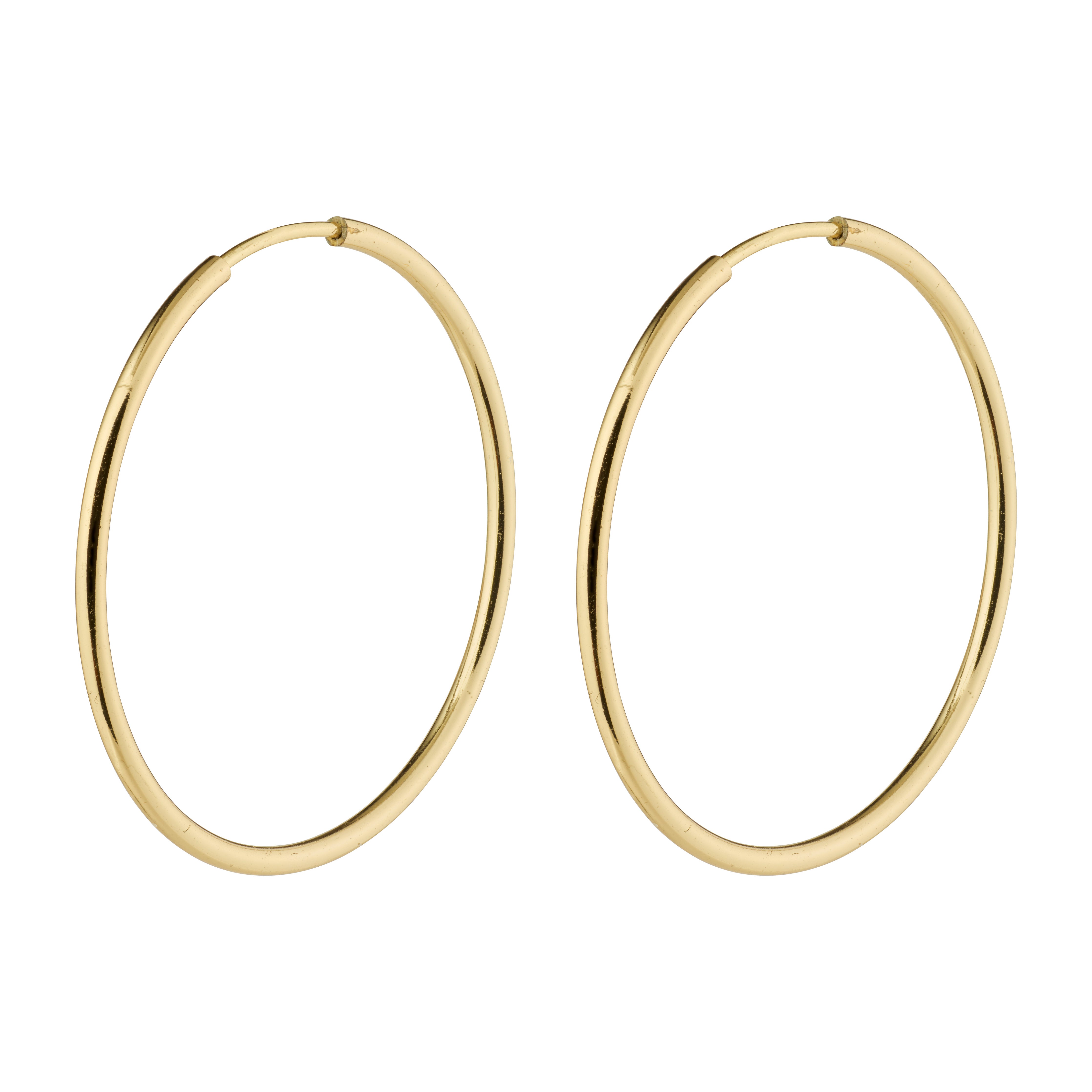 pilgrim-sanne-creolen-mittel-goldplattiert-26-mm image 1