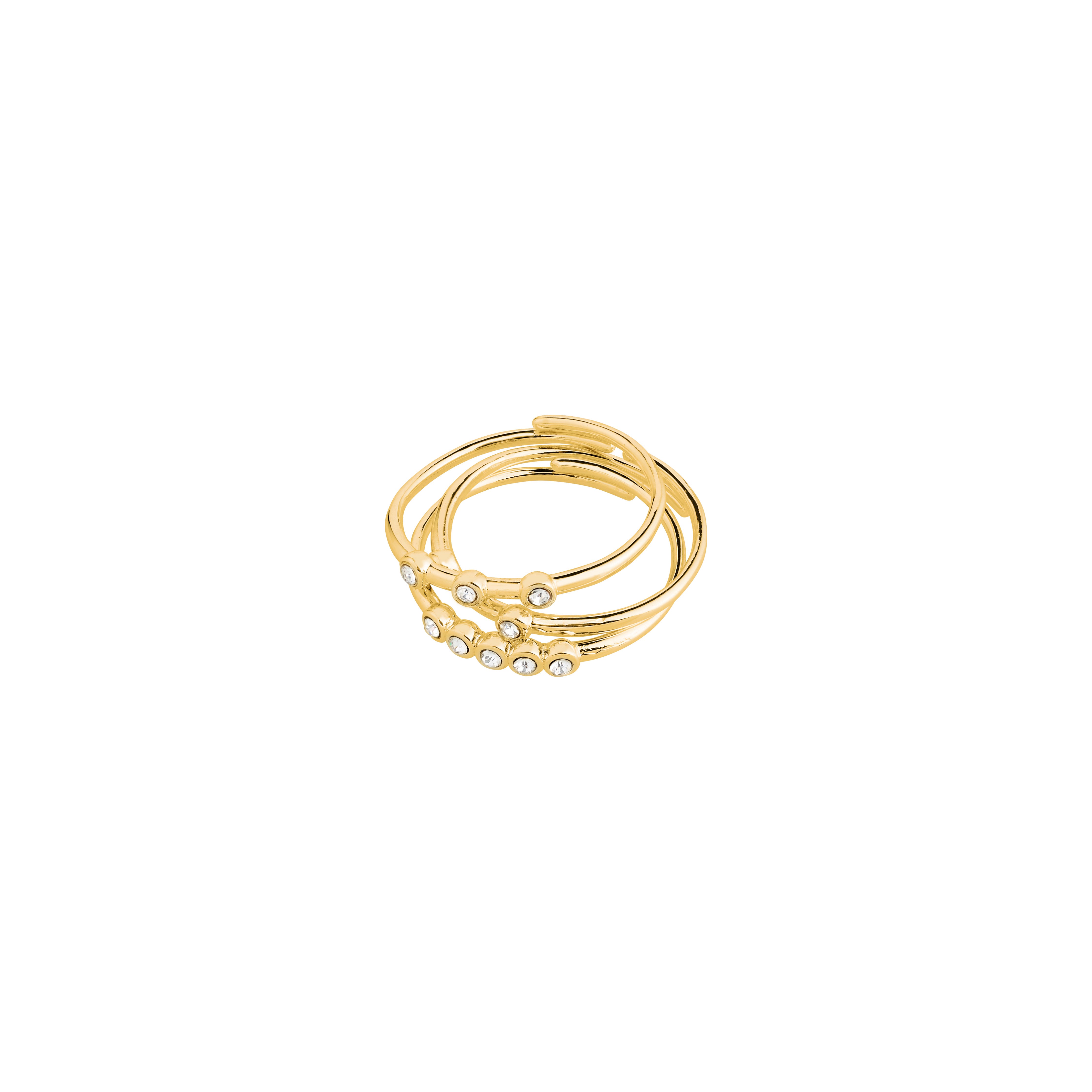 pilgrim-sloan-ringe-3-in-1-set-vergoldet-mit-kristallen image 1