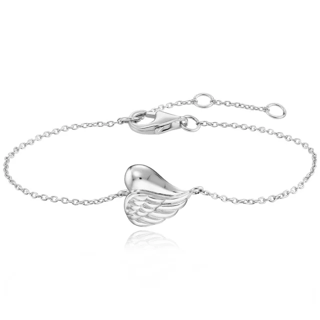 julie-julsen-kids-armband-heartwing-silber-925-rhodiniert image 1