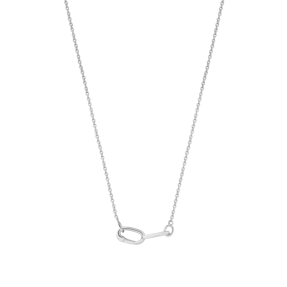 xenox-charm-duo-halskette-925er-sterlingsilber-rhodiniert-zum-einh-ngen image 1