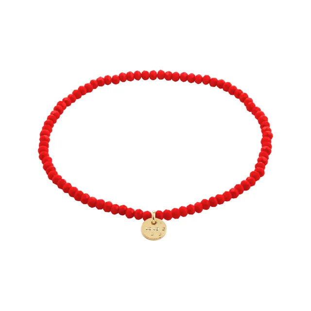 pilgrim-indie-armband-rot-vergoldet-17-cm image 1