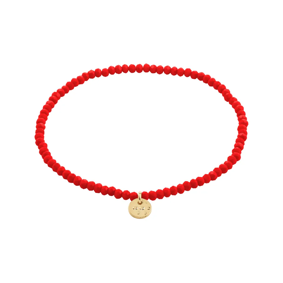 pilgrim-indie-armband-rot-vergoldet-17-cm image 1