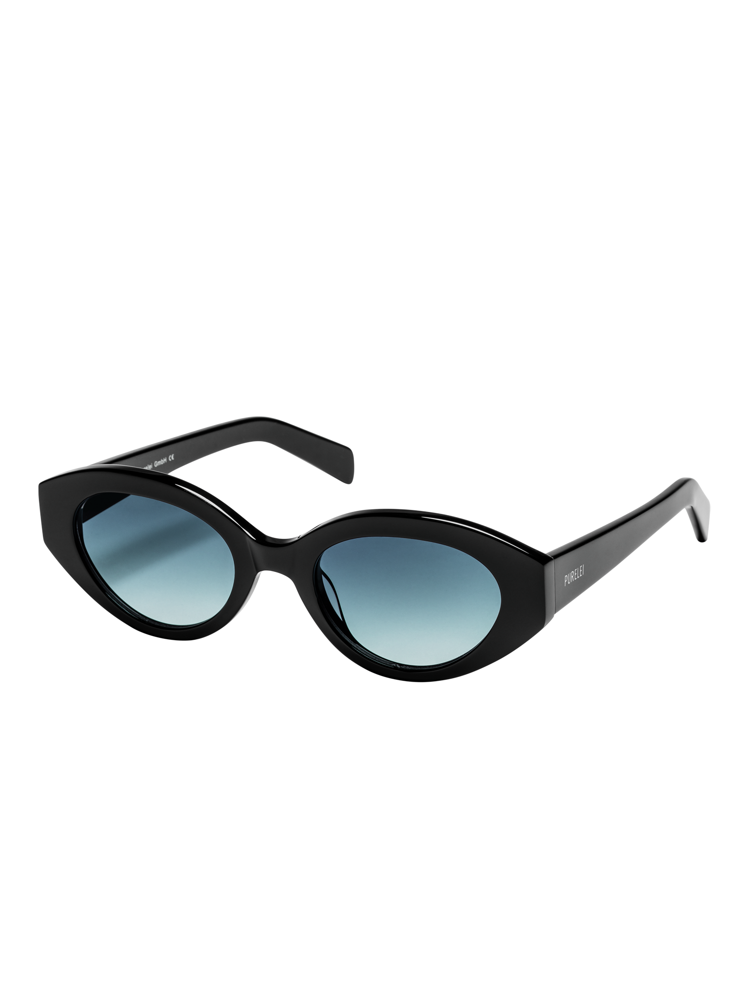 purelei-sun-soaker-sonnenbrille-schwarz-oval-uv400 image 1