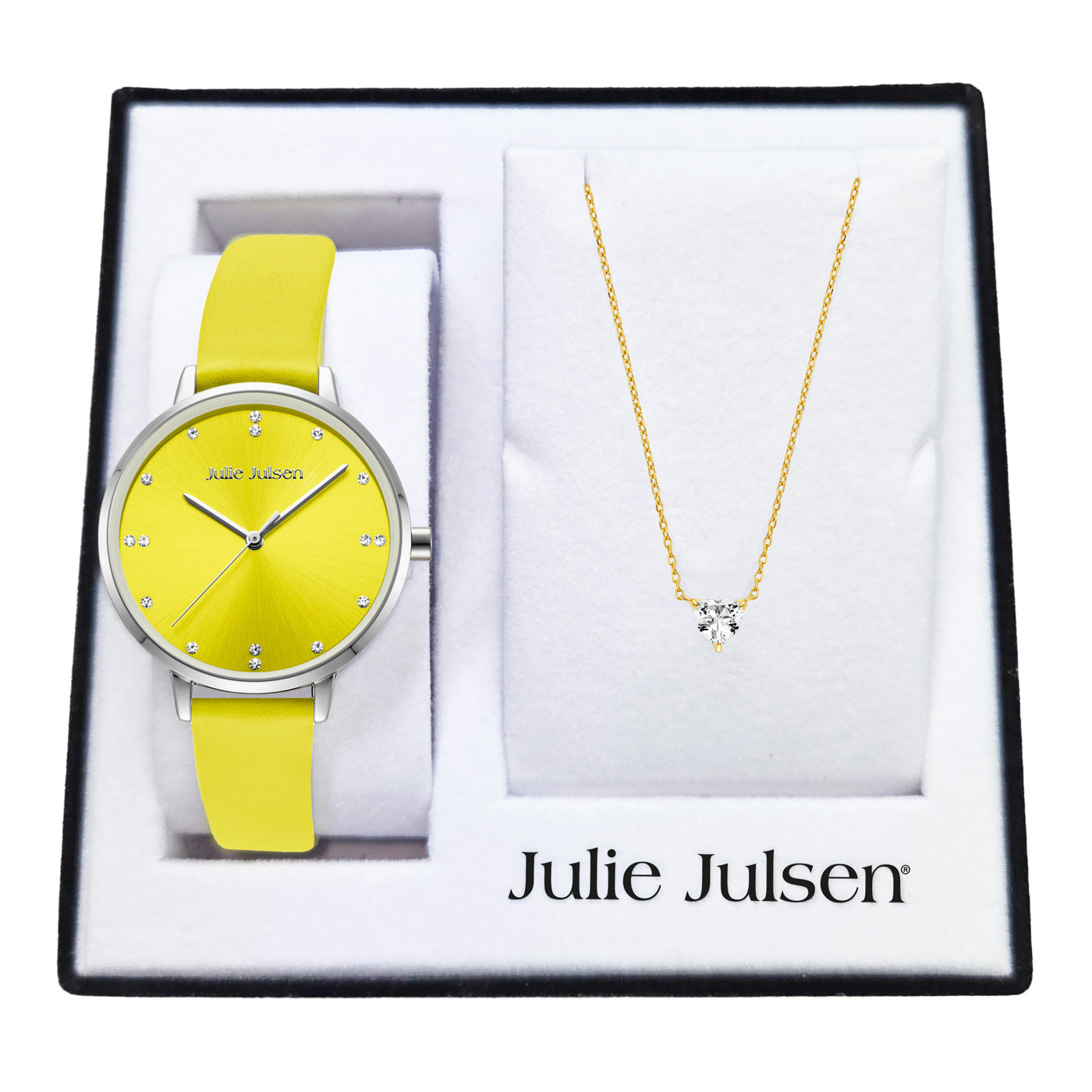 julie-julsen-summer-sun-damenuhr-set-color-mit-herzanh-nger image 1