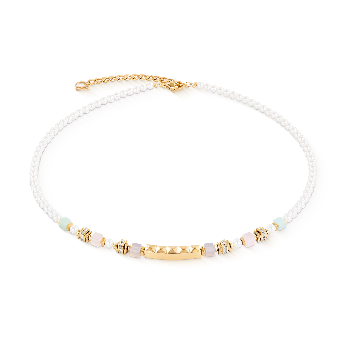 coeur-de-lion-beads-pearls-spike-halskette-pastel-42-cm image 1