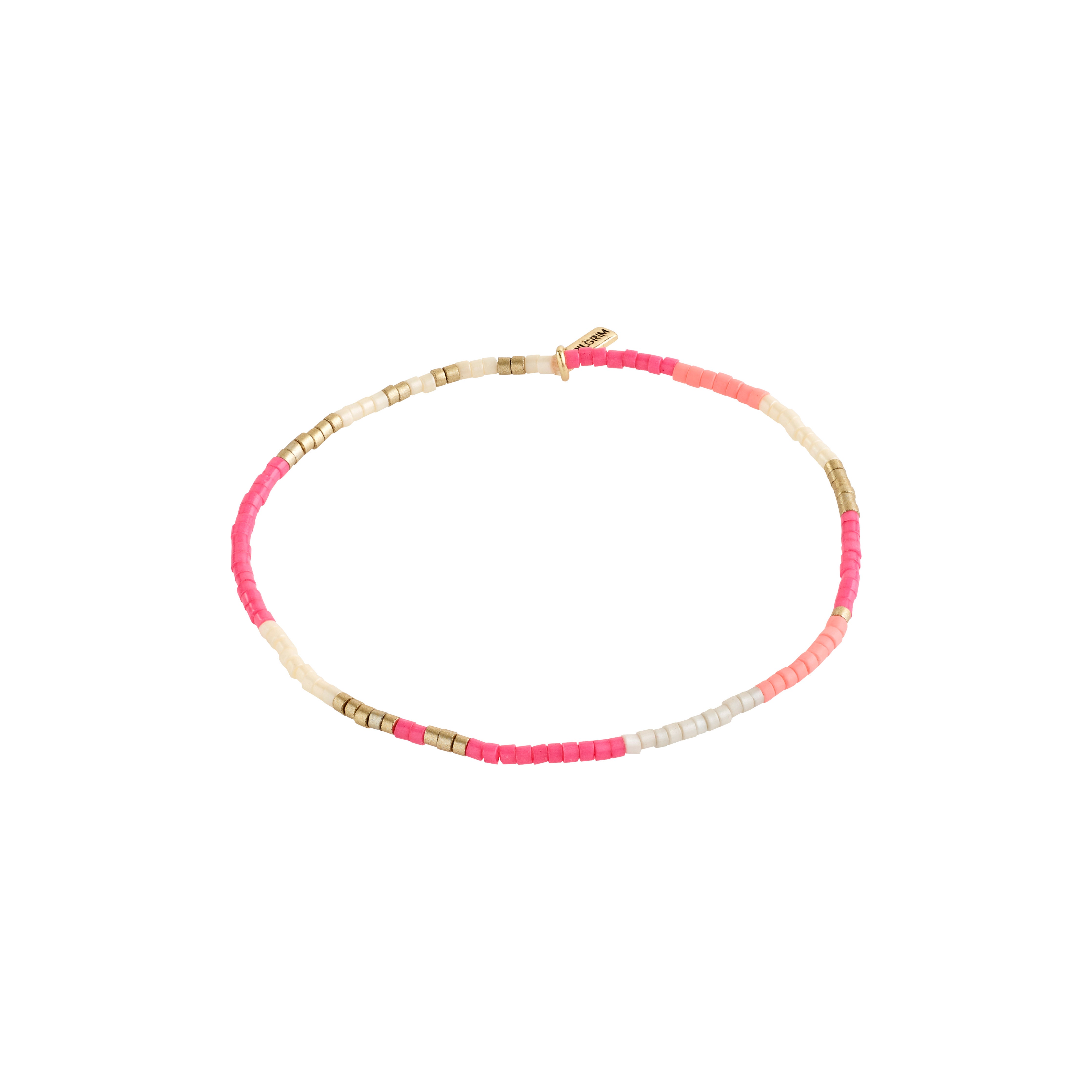 pilgrim-alison-armband-pink-gold-plated image 1