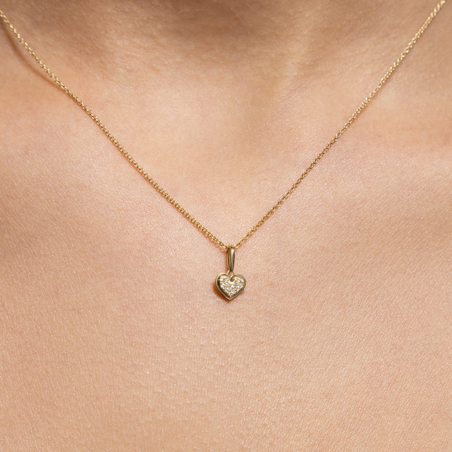 xenox-fine-herz-anh-nger-585-gelbgold-mit-zirkonia-2 image 2