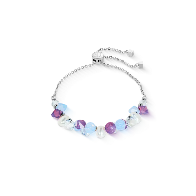 coeur-de-lion-armband-dancing-crystals-pearls-flieder-blau image 1