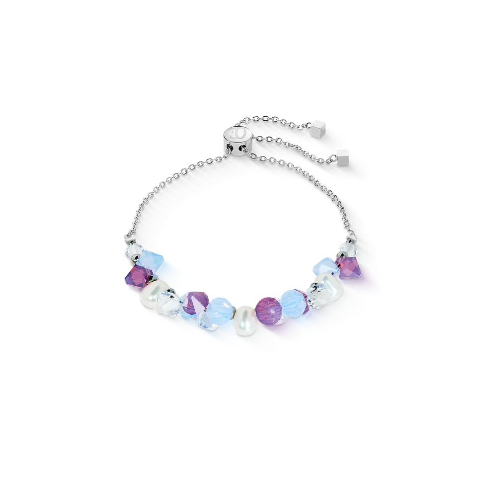 coeur-de-lion-armband-dancing-crystals-pearls-flieder-blau image 1