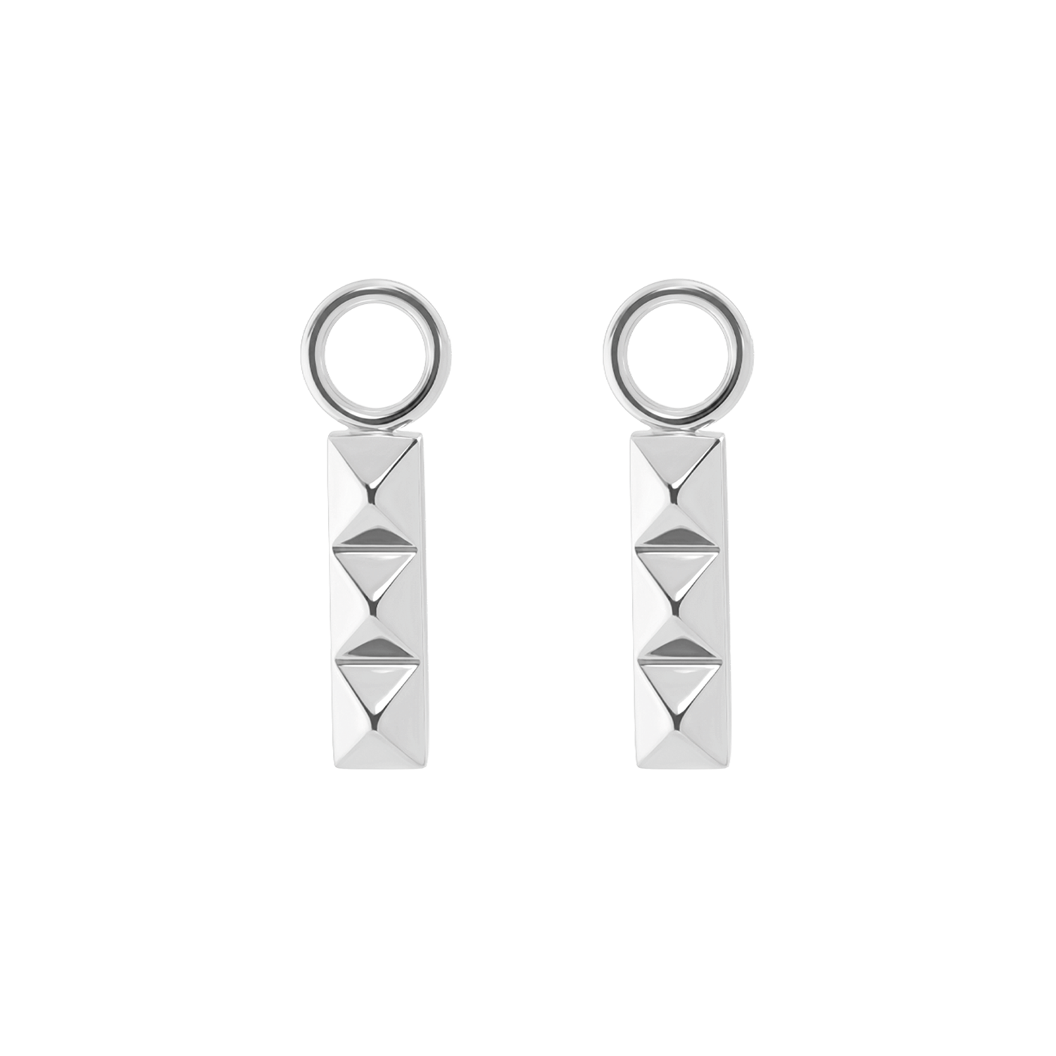 coeur-de-lion-ear-me-up-charm-spikes-trio-bar-silber image 2