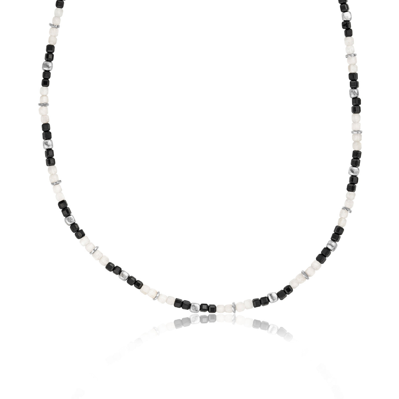 julie-julsen-loving-stones-kette-40-5-cm-schwarz-apatit-lapis-labradorit image 1