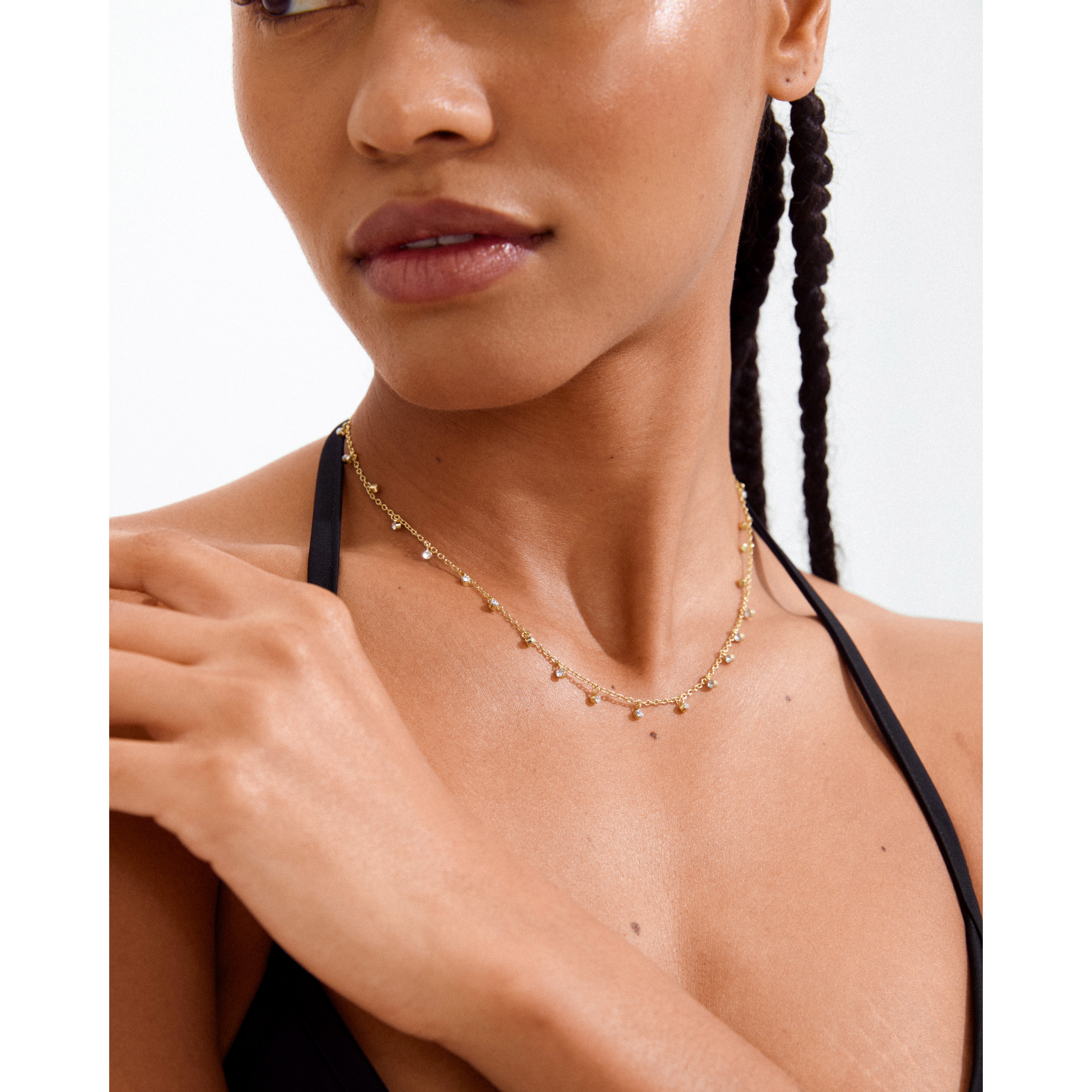 pilgrim-maja-halskette-goldplattiert-mit-preciosa-kristall-drops image 3