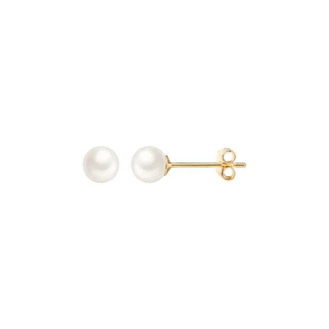 xenox-fine-perlen-ohrringe-585-gelbgold-ohrstecker image 1