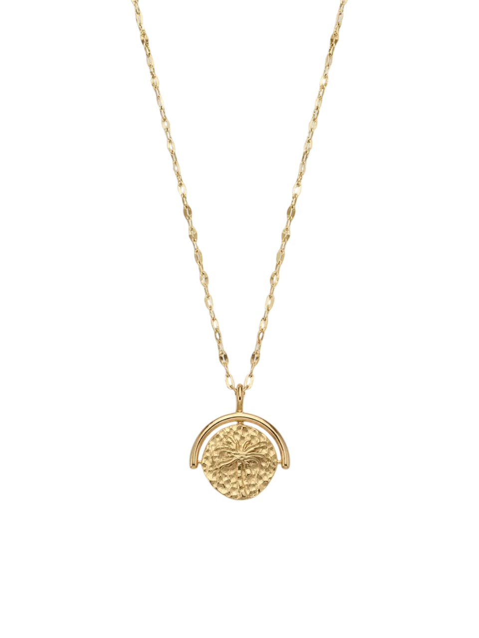 purelei-island-story-kette-wendbarer-coin-anh-nger-palme-schildkr-te-40-45-cm image 1