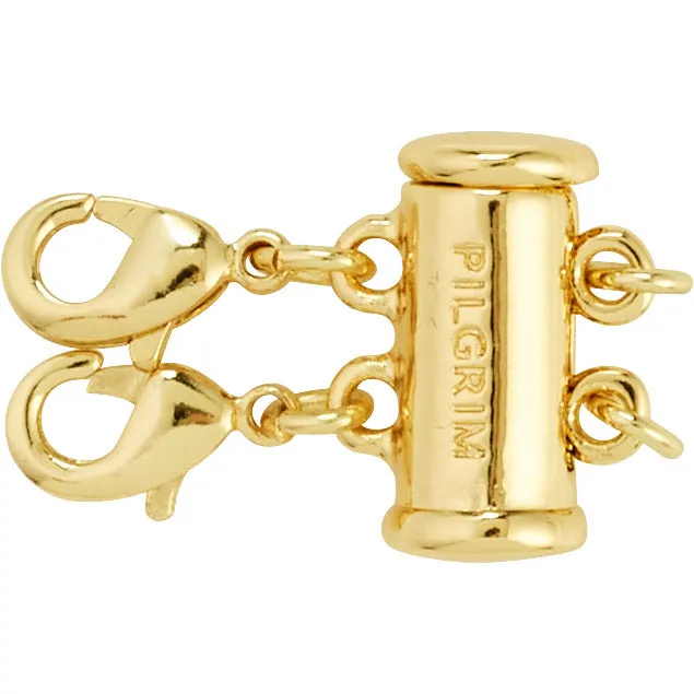 pilgrim-layering-verschluss-mit-2-karabinern-goldplattiert image 1