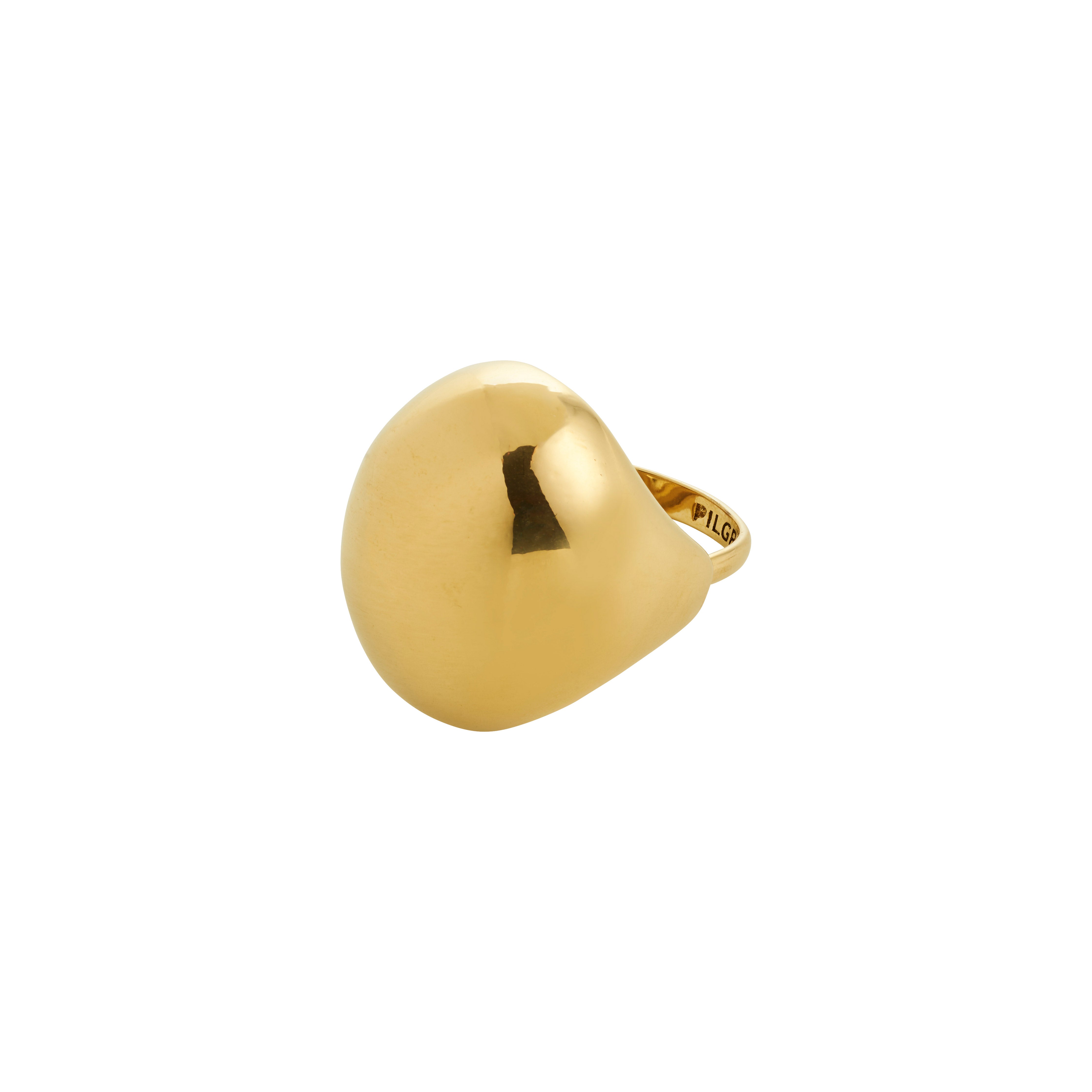 pilgrim-jameson-ring-vergoldet-verstellbar-bubble-dome image 1