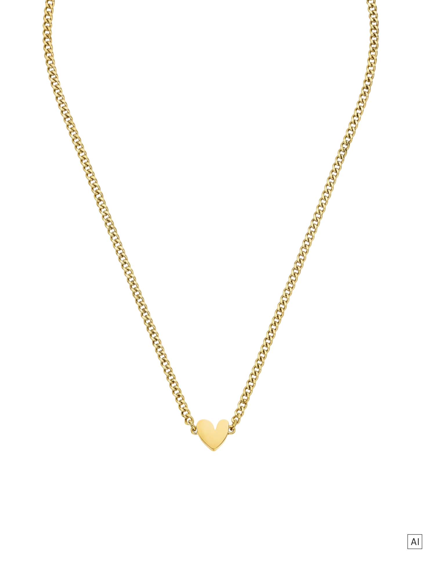 purelei-tiny-heart-kette-herz-anh-nger-kette-verstellbar image 1