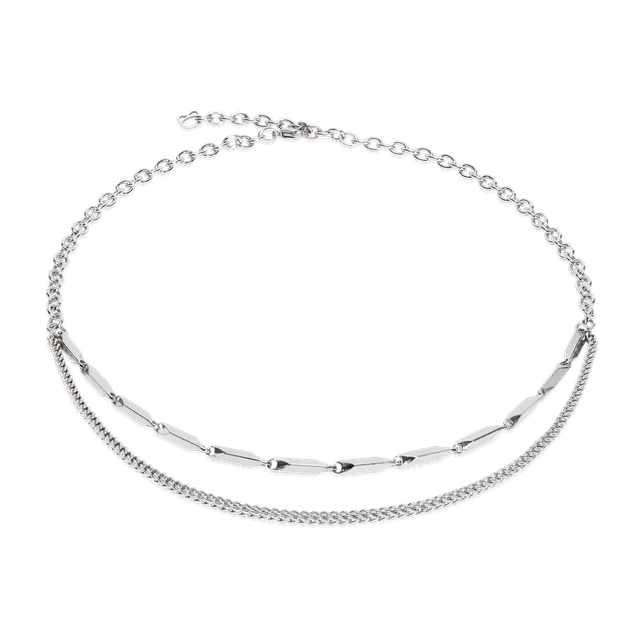 coeur-de-lion-halskette-twisted-layers-silber image 1