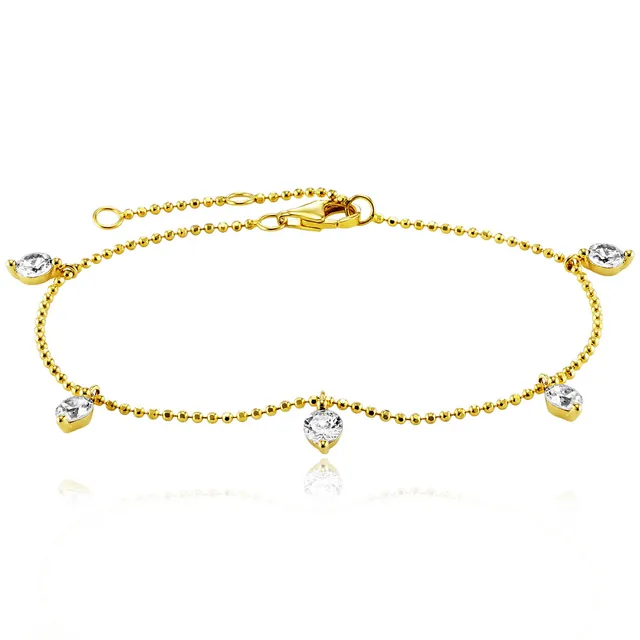 julie-julsen-hanging-crystal-armband-vergoldet-5-wei-e-zirkonia image 1