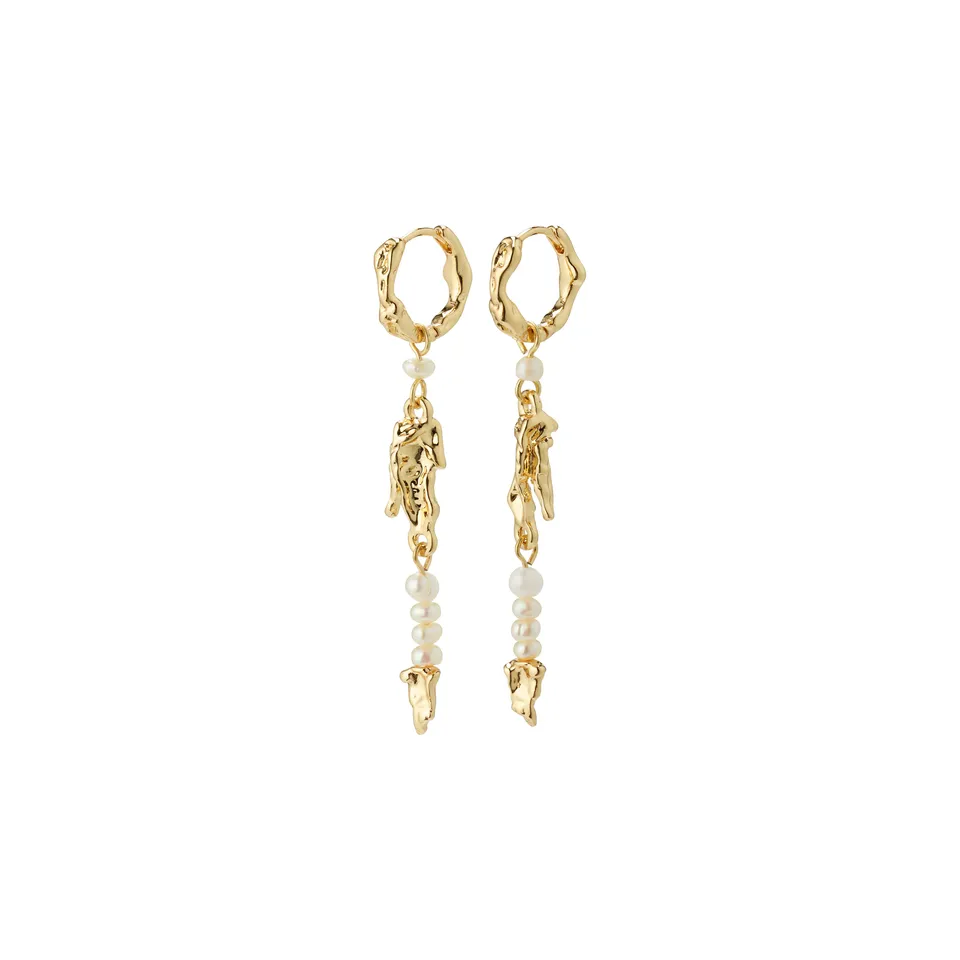 pilgrim-niya-ohrringe-gold-plated-mit-s-wasserperlen image 1