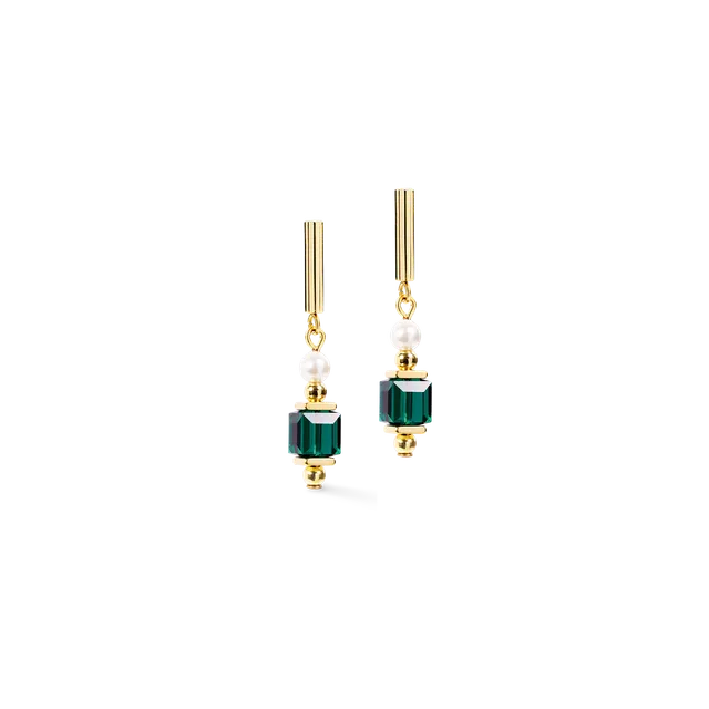 coeur-de-lion-cocktail-pearls-ohrringe-emerald-3-5-cm image 1