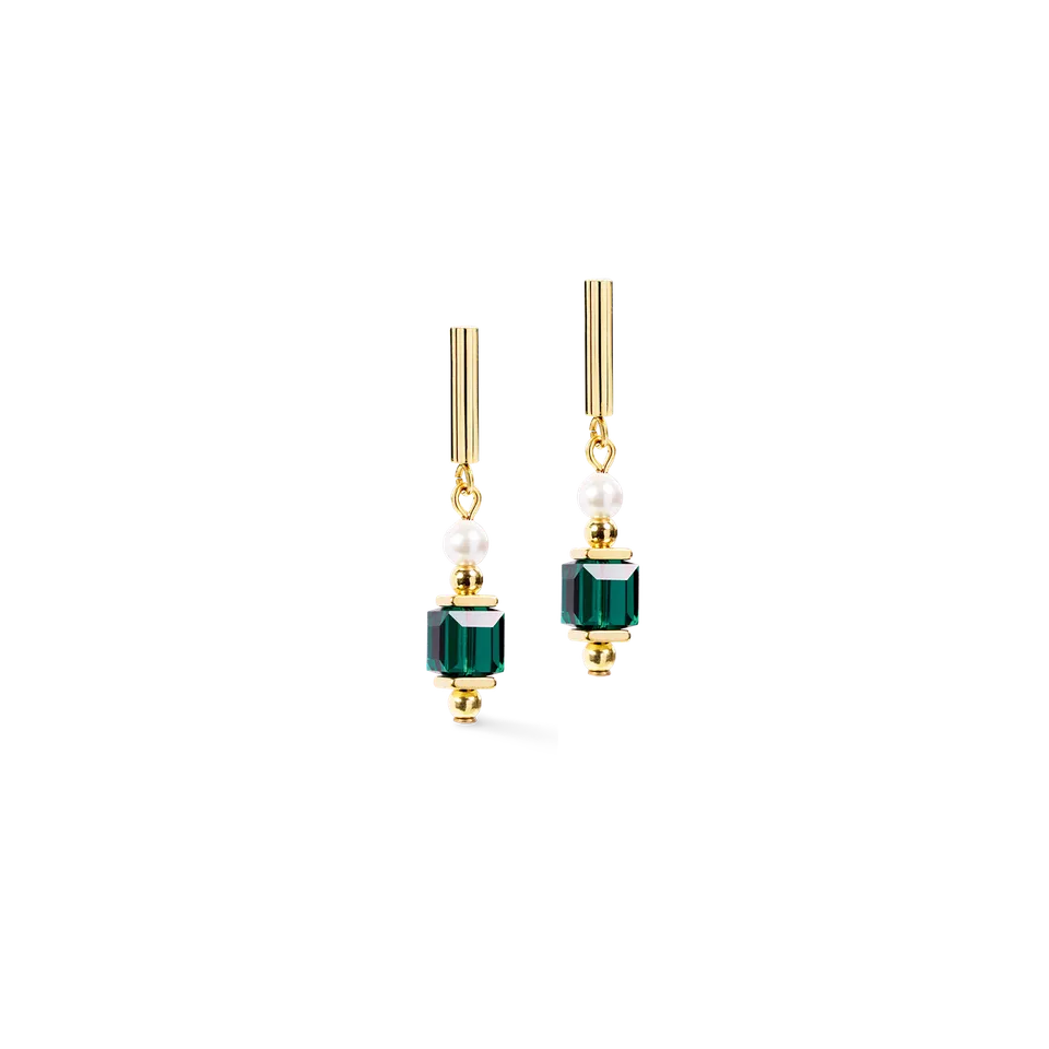 coeur-de-lion-cocktail-pearls-ohrringe-emerald-3-5-cm image 1