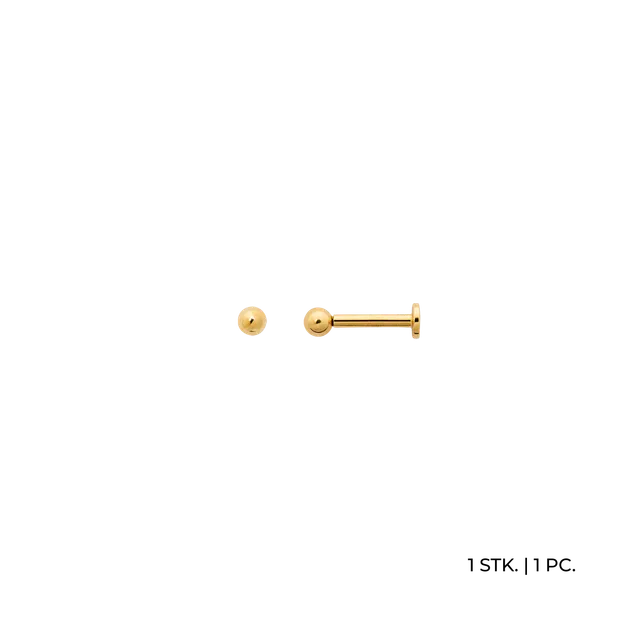 xenox-fine-dot-piercing-xg14k8008g-585-gelbgold-kugel image 1