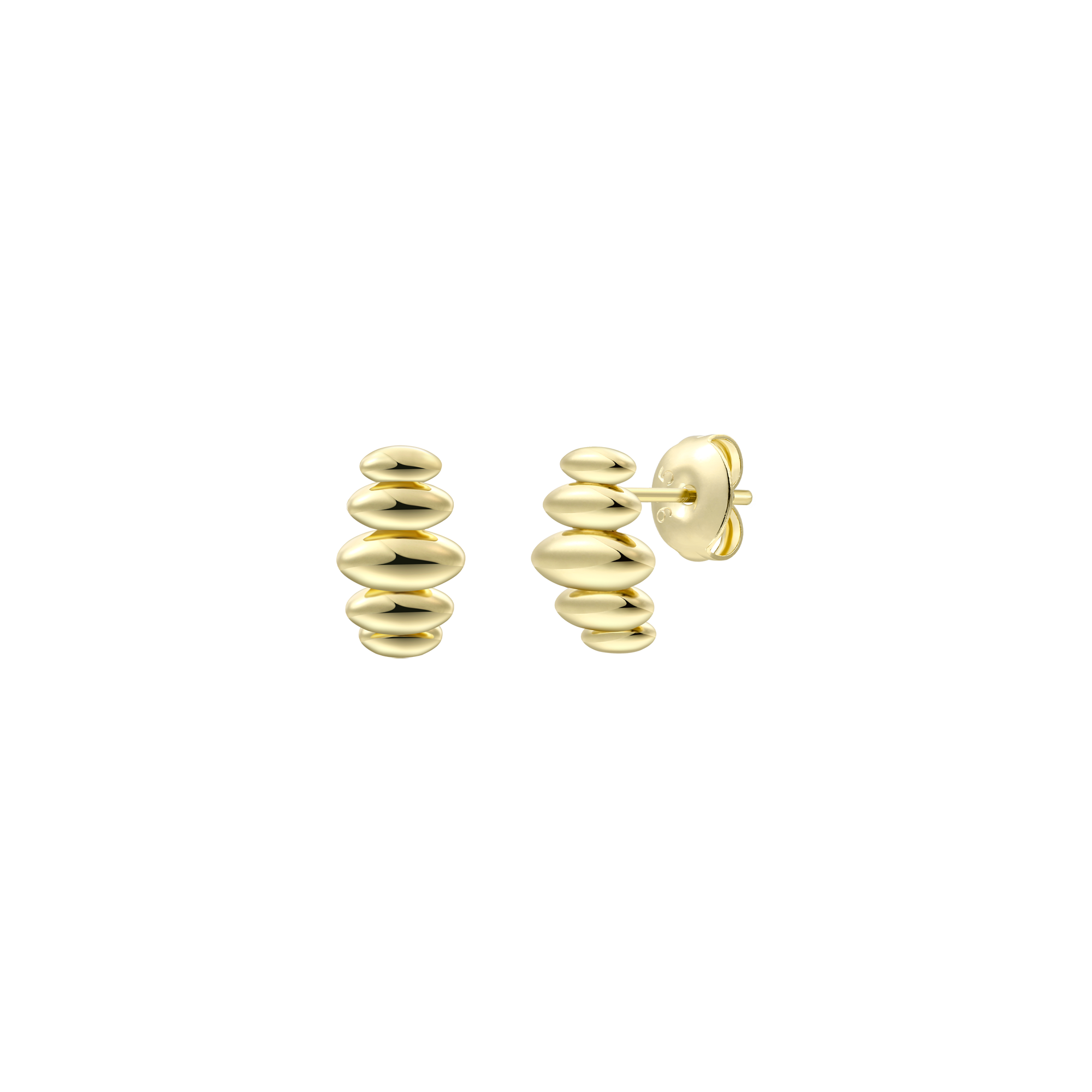 xenox-cloud-ohrringe-925-sterlingsilber-rhodiniert image 2