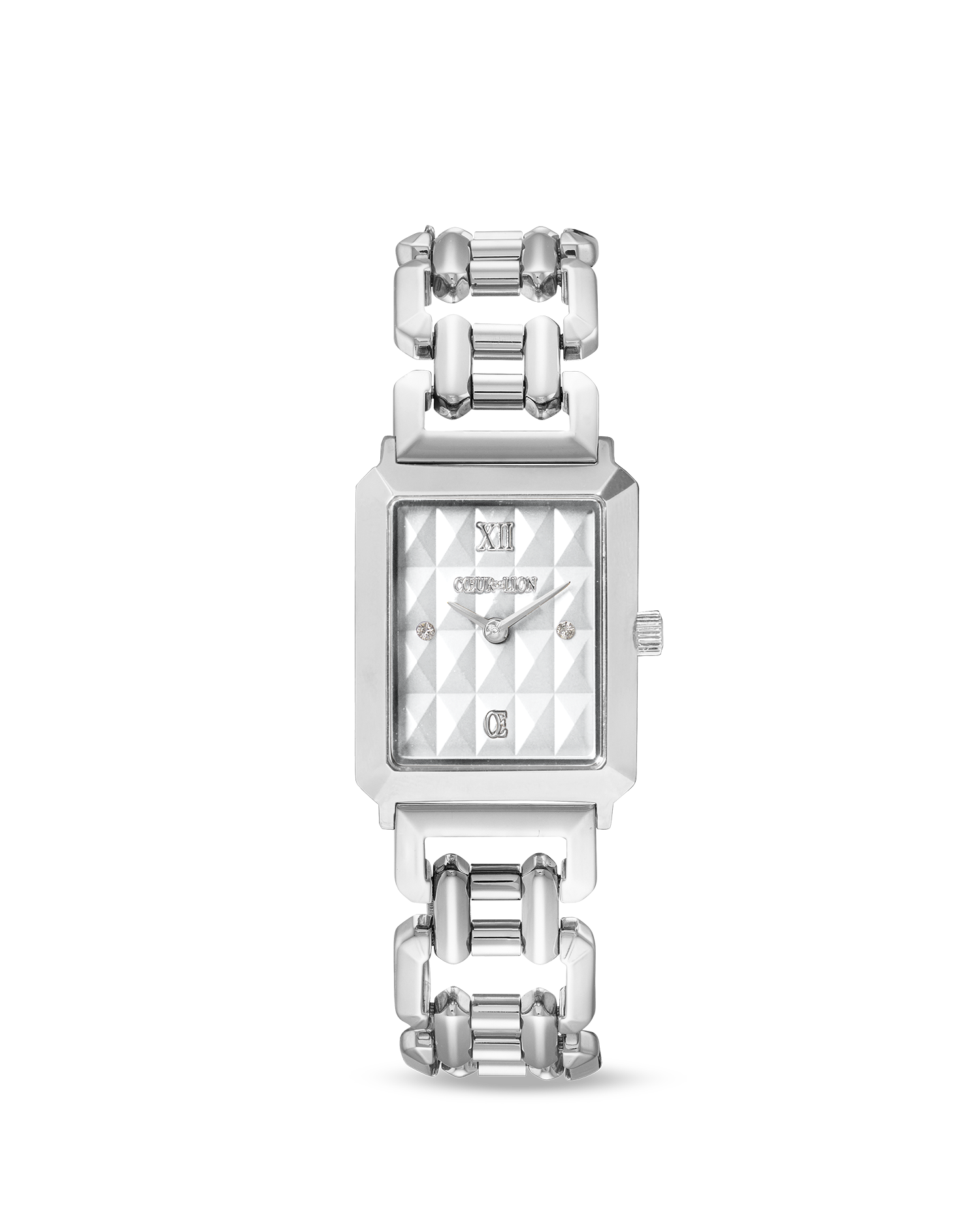 coeur-de-lion-uhr-iconic-spikes-silber-statement image 1