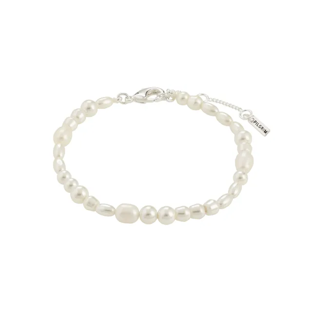 pilgrim-elliana-armband-versilbert-mit-s-wasserperlen image 1