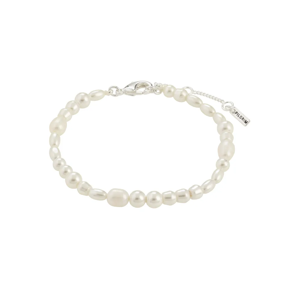 pilgrim-elliana-armband-versilbert-mit-s-wasserperlen image 1