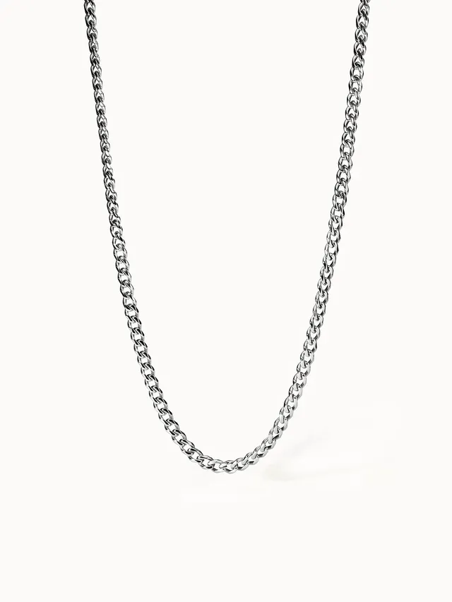 purelei-spirit-three-kette-herren-panzerkette-50-55-cm-silber-edelstahl image 1