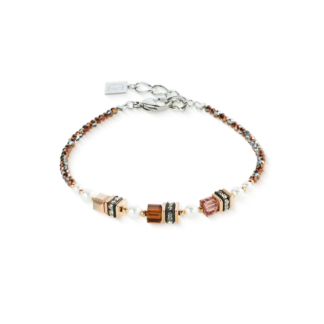 coeur-de-lion-iconic-armband-sparkling-princess-mocha-mousse image 1