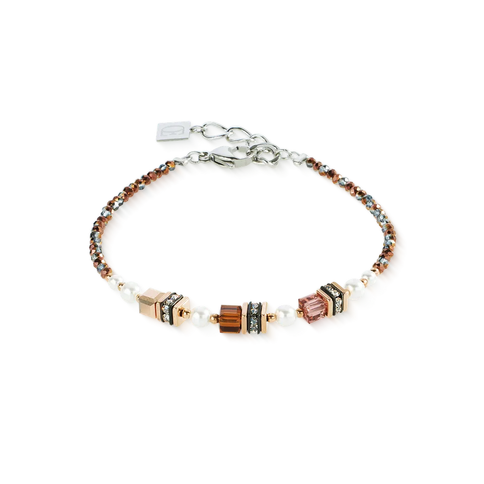 coeur-de-lion-iconic-armband-sparkling-princess-mocha-mousse image 1