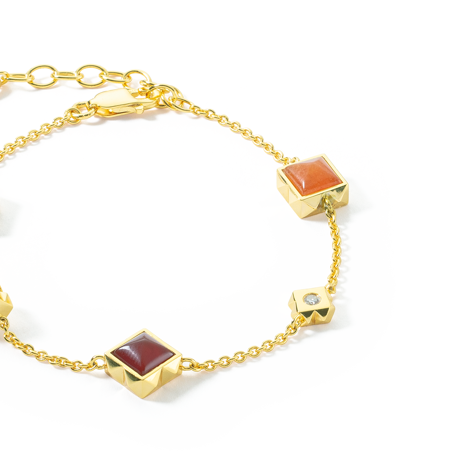coeur-de-lion-station-collection-armband-fine-edition-gold-rot image 2