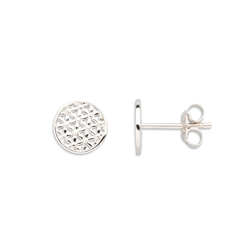xenox-lebensblume-ohrringe-925-sterlingsilber-rhodiniert image 1