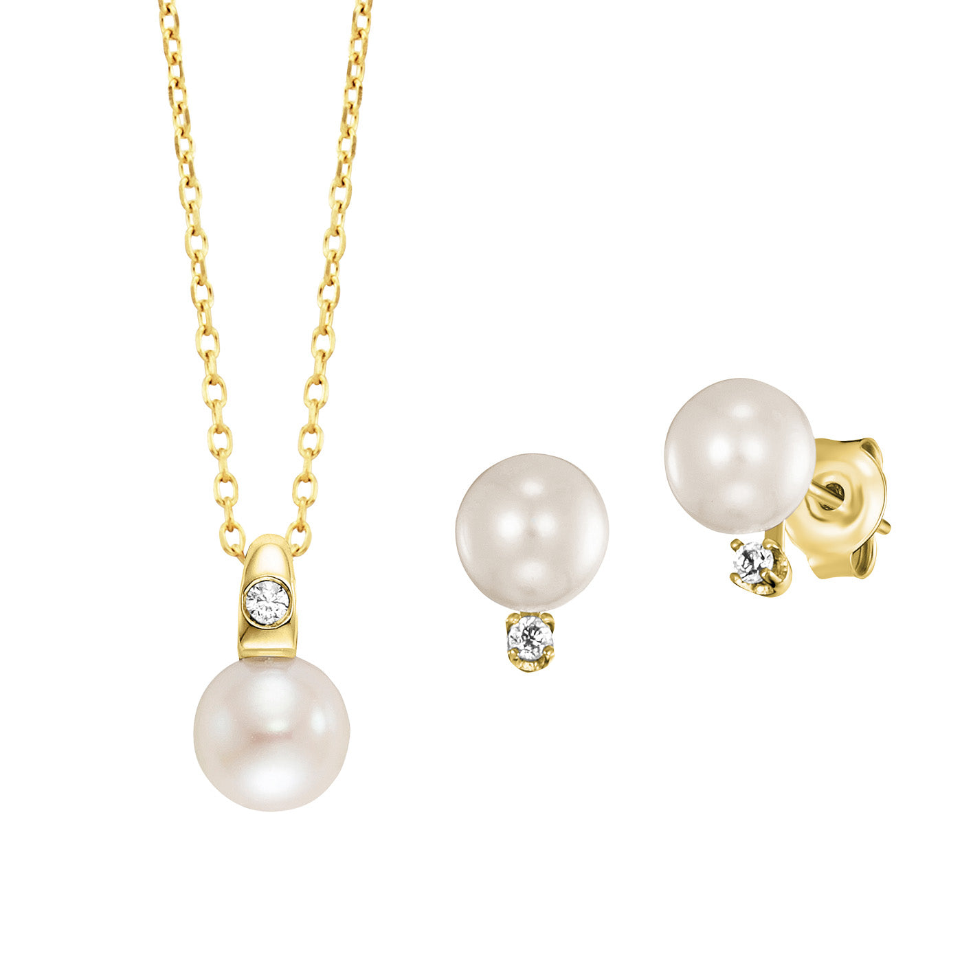 julie-julsen-pearls-schmuckset-vergoldet-mit-s-wasserperlen image 1