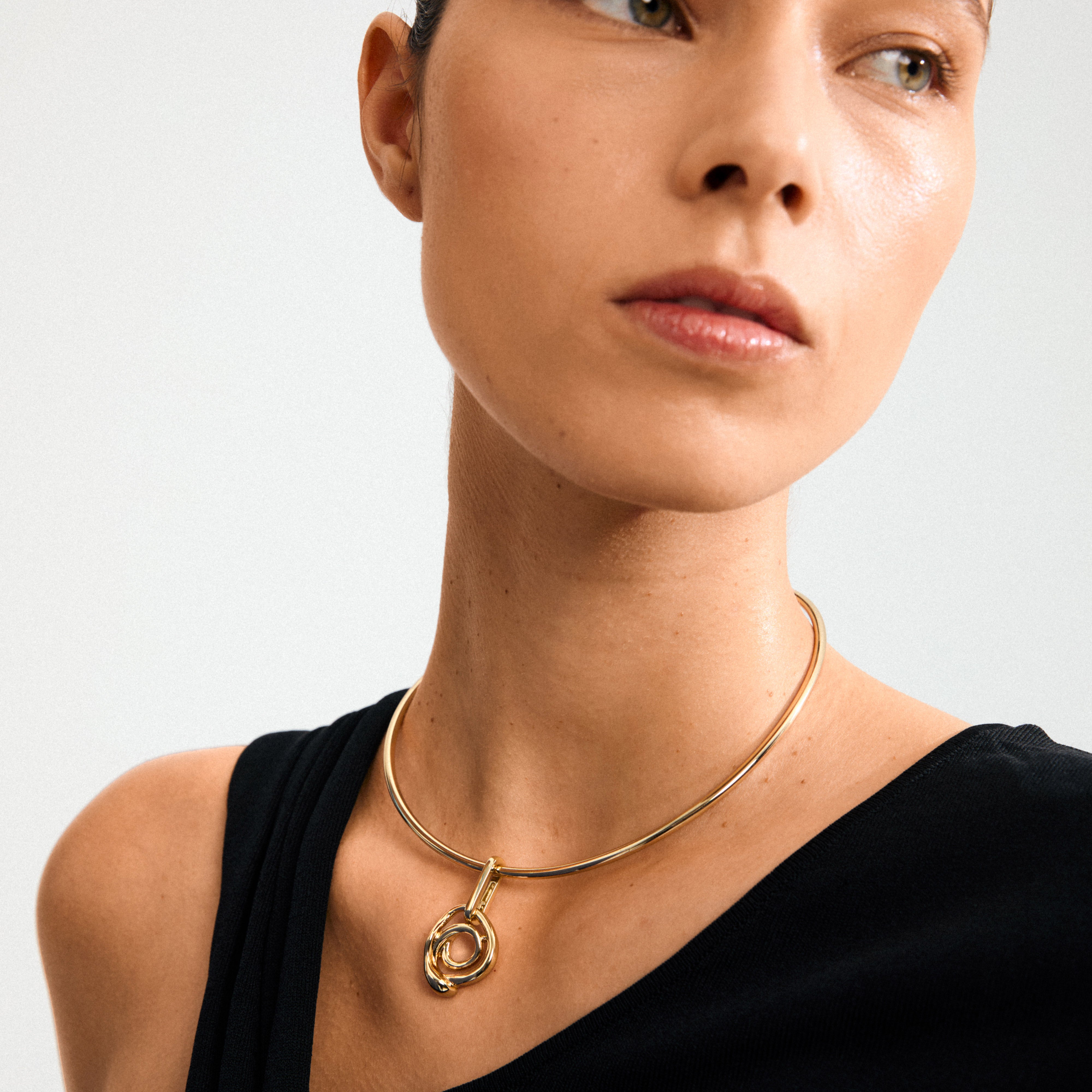 pilgrim-charm-doodle-curl-anh-nger-goldplattiert image 2