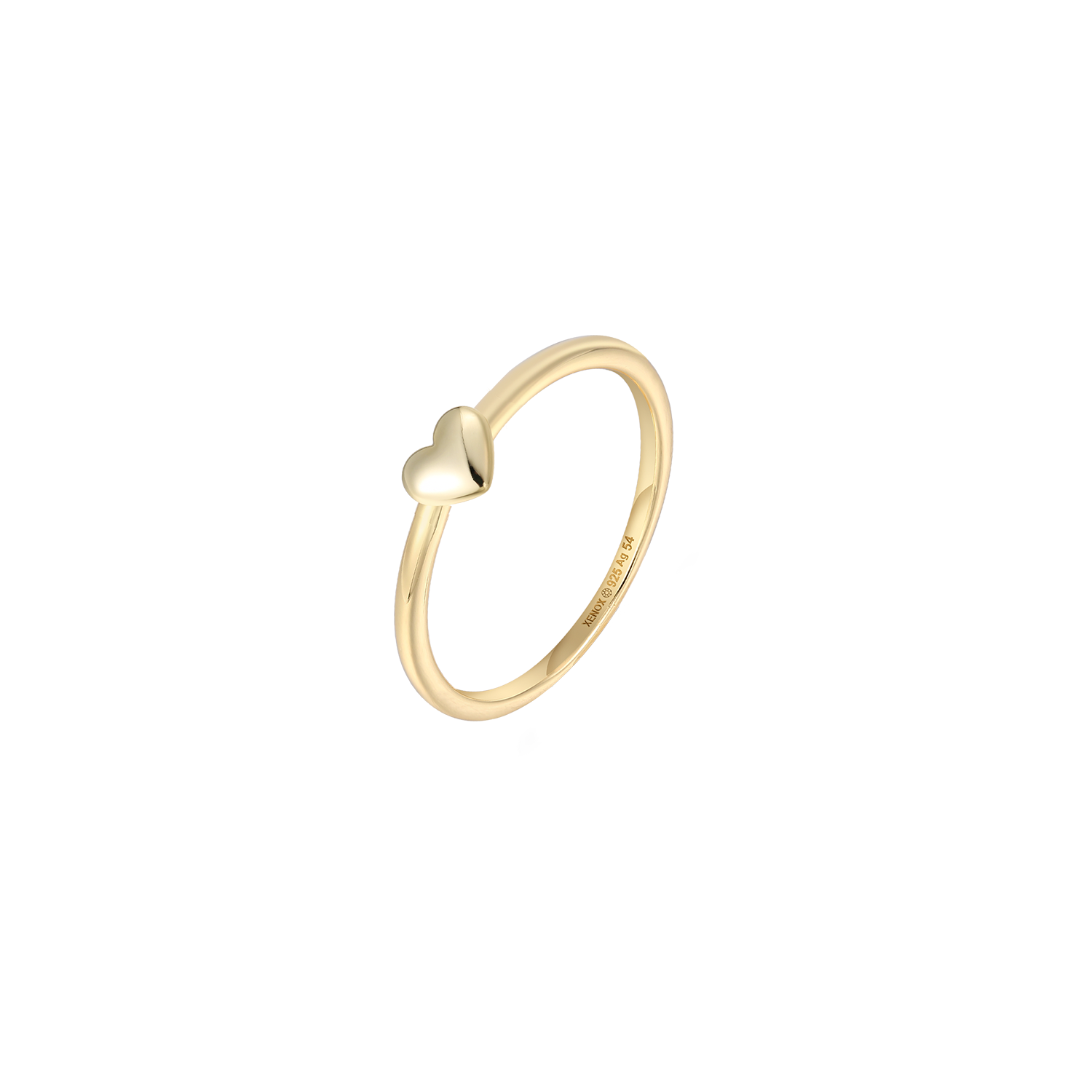 xenox-heart-ring-925-sterlingsilber-rhodiniert-herz image 2