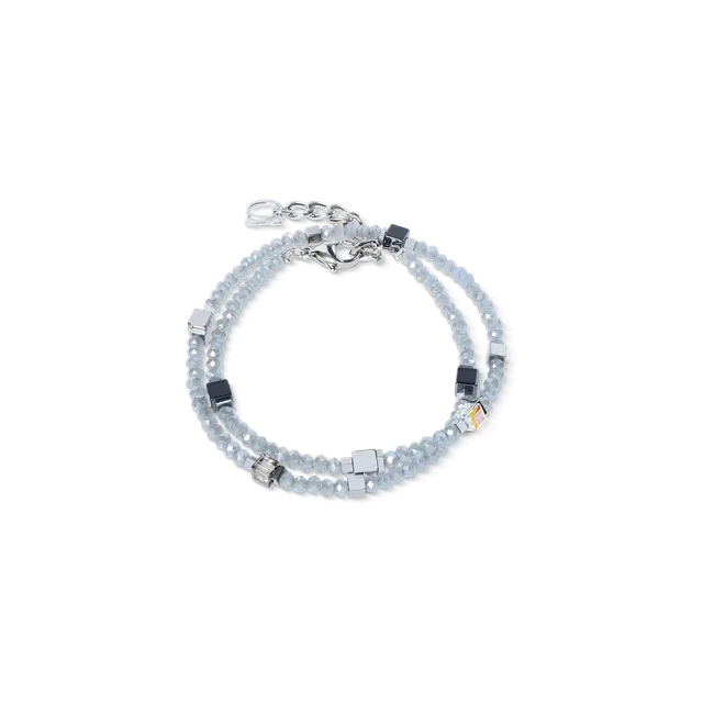 coeur-de-lion-joyful-colours-flex-armband-silber-grau image 1