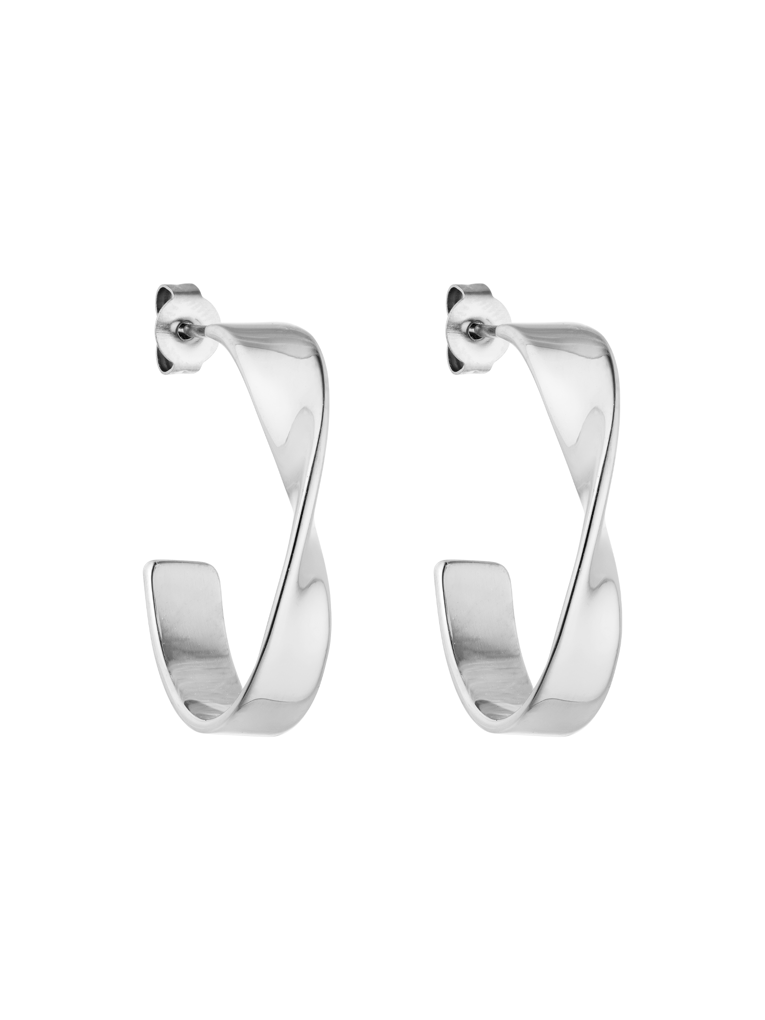 purelei-flow-ohrringe-water-flow-creolen-25-5-mm-gold image 2